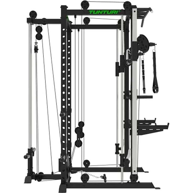 Tunturi SM90 Kraftstation - Fitness-Homegym - Full Smith Machine - Kompakt - Inkl. kostenloser Fitness-App – Bild 5
