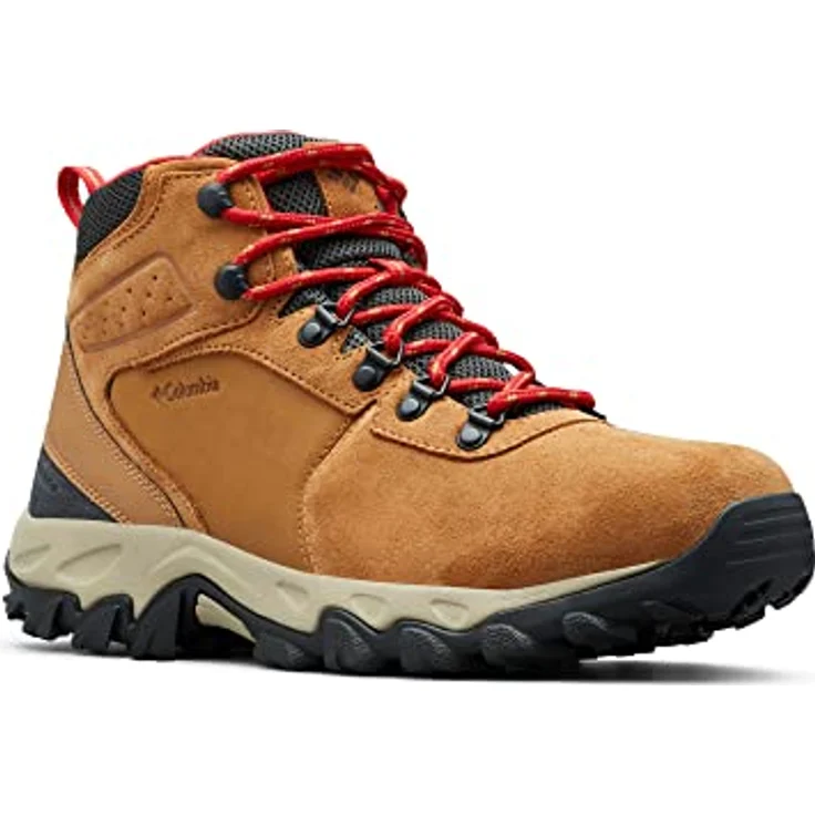 Columbia Newton Ridge Plus II Sued, Herren-Wanderstiefel mit wasserdichtem Obermaterial und griffiger Außensohle, braun – Bild 1
