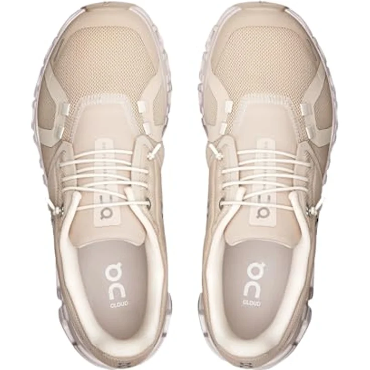 ON Cloud 6, Laufschuhe in Beige mit CloudTec®-Dämpfung und nachhaltigem Design – Bild 3