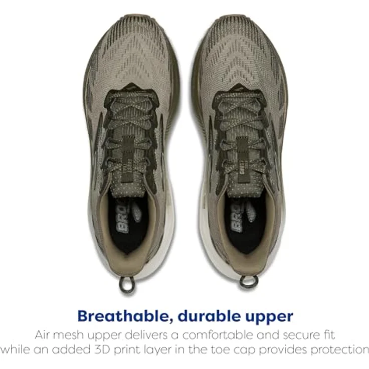 Brooks Ghost Trail 1104751D319OLIVE, Trailrunningschuhe mit DNA LOFT-Dämpfung und hervorragendem Grip, olivgrün – Bild 4