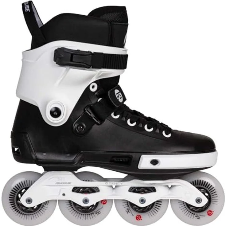 Powerslide Next Core Black 80 Skates Senior 40-41 - ABEC 9 Kugellager, 4-Wheel Schiene, 80mm Rollengröße – Bild 1