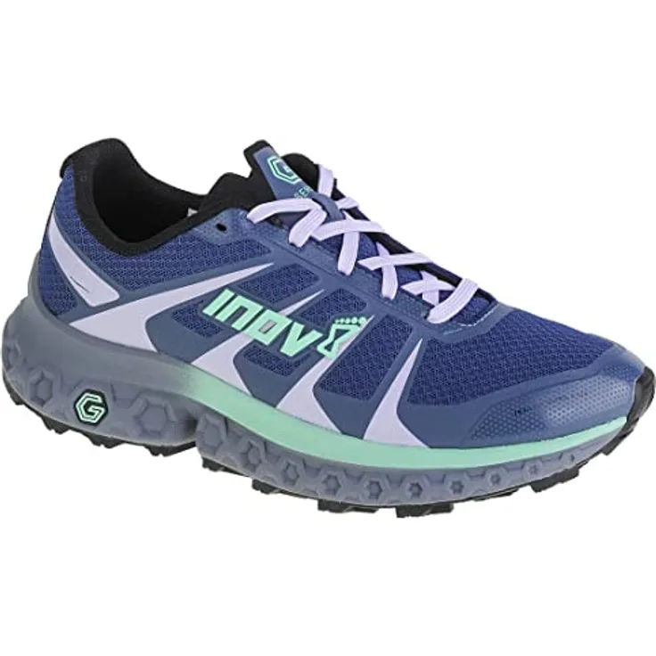 Inov-8 Trailfly Ultra G 300 Max, Laufschuhe mit G-FLY Mittelsohle, atmungsaktivem Obermaterial, 600 g, schwarz/anthrazit