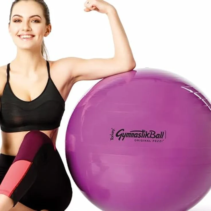 PEZZI Gymnastikball, Ø 75 cm, rot, rot – Bild 9