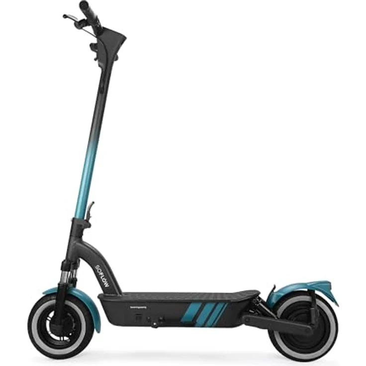 soflow E-Scooter SO4 Pro Max, 750 W, 22 km/h, 75 km Reichweite, Austauschbarer Akku, Dreifach-Bremssystem, Smart Cockpit mit LED-Farbdisplay – Bild 2
