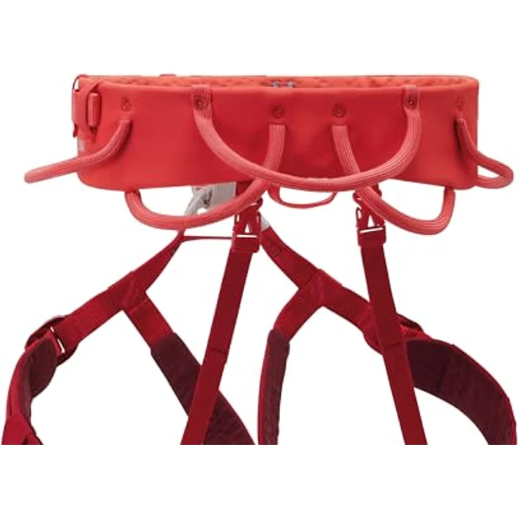 Petzl Luna, Allround-Klettergurt für Damen, korallenrot, Größe S, Gewicht 365 g, aus 100 % recyceltem Polyester – Bild 5