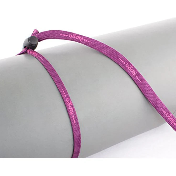 Bodhi | Universal-Yogamatten-Tragegurt | Carrying Strap | Lila-Pink | verstellbare Schlaufe | einfach und günstig | Gurt für Yogamatte – Bild 3