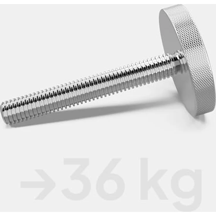 ZIPRO verstellbare Hanteln Square, rutschfestes Kurzhantelset mit 24 kg, 13 Gewichten für Krafttraining, quadratische Form, für Home Gym und Fitnessstudio – Bild 4