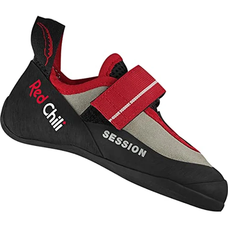 Red Chili Session 4 Kletterschuhe, Unisex, grau, mit Klettverschluss für schnelles An- und Ausziehen – Bild 2