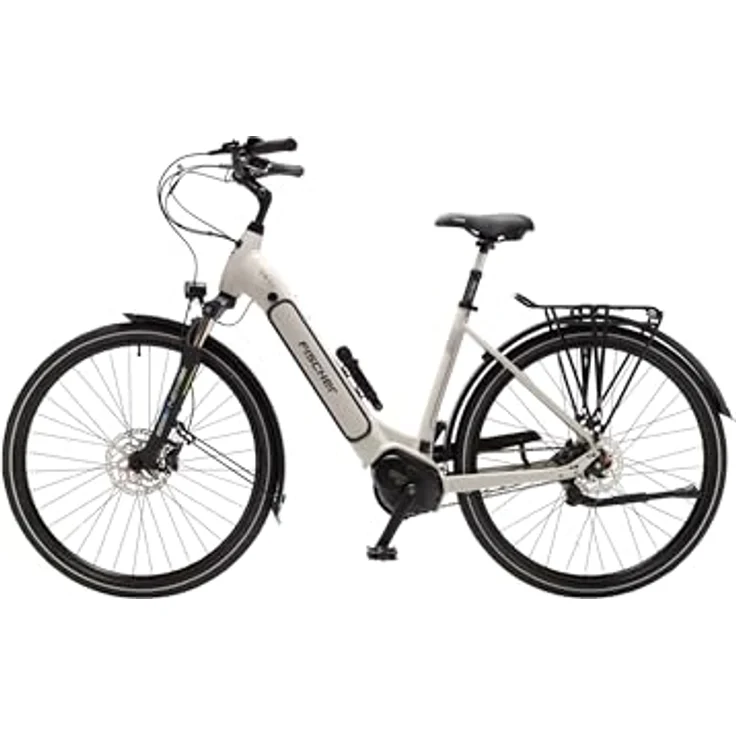 FISCHER E-Bike City CITA 4.3i, Elektrofahrrad für Damen und Herren, 65 Nm Mittelmotor, 630 Wh Akku, 7-Gang SHIMANO Nabenschaltung, 90 Lux LED-Beleuchtung, Sand matt – Bild 4