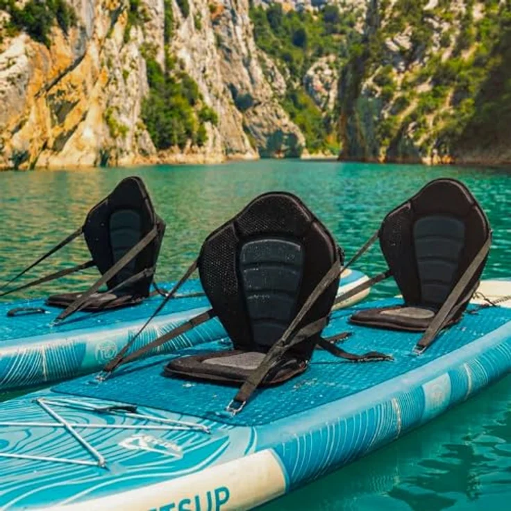 WattSUP MARLIN 12.5, Stand Up Paddle Board ISUP, 378x89cm, ideal für Anfänger und Fortgeschrittene – Bild 5