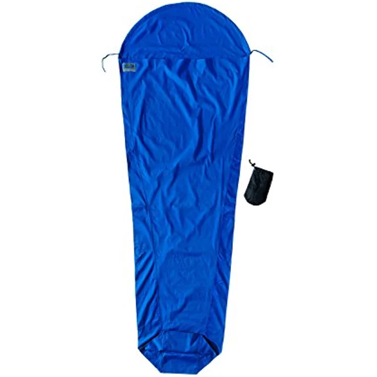 Cocoon Leicht-Reiseschlafsack 220 cm, atmungsaktive Baumwolle für Hotels und Jugendherbergen – Bild 2