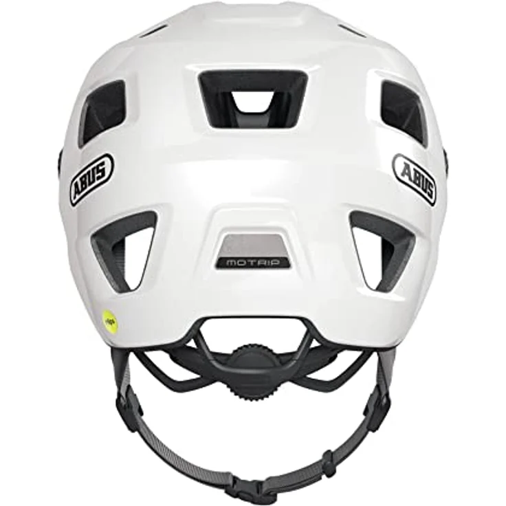 ABUS MTB-Helm MoTrip MIPS, Fahrradhelm mit Aufprallschutz, für Damen und Herren, Weiß Glänzend, Größe S – Bild 3