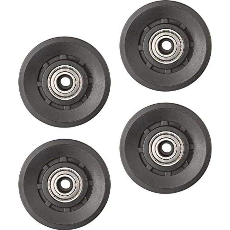 Topfinder 90mm Seilrolle, 4Pcs Universallager Riemenscheibe für Gym Fitnessgeräte Ersatzteil Garagentor, 4Pcs – Bild 1