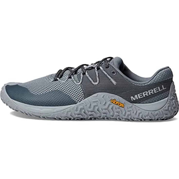 Merrell Trail Glove 7, Trailrunning-Schuhe mit Vibram EcoStep Laufsohle und FLEXconnect, grau, EU 43 1/2 – Bild 5