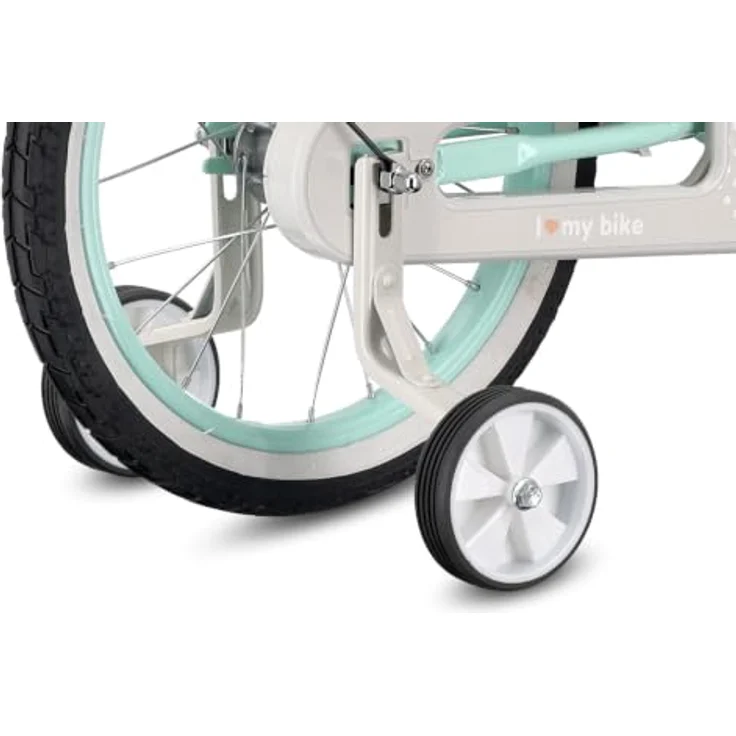 Sun Baby Heart Bike 14 Zoll Mädchenfahrrad mit Schubstange, Mint, für Kinder bis 50 kg – Bild 7