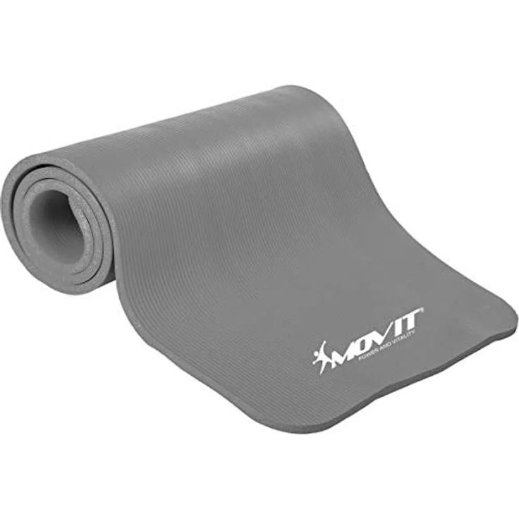 MOVIT® Gymnastikmatte, rutschfest und hautfreundlich, 10/15 mm, 3 Größen & 12 Farben mit Tragegurt – Bild 5