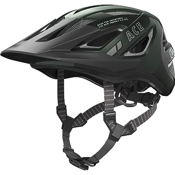 Abus Urban-I 3.0 ACE, Velohelm (51 - 55 cm) mit erweitertem Schirm, USB-rechargablem LED-Rücklicht und TriVider Gurtsystem – Bild 5