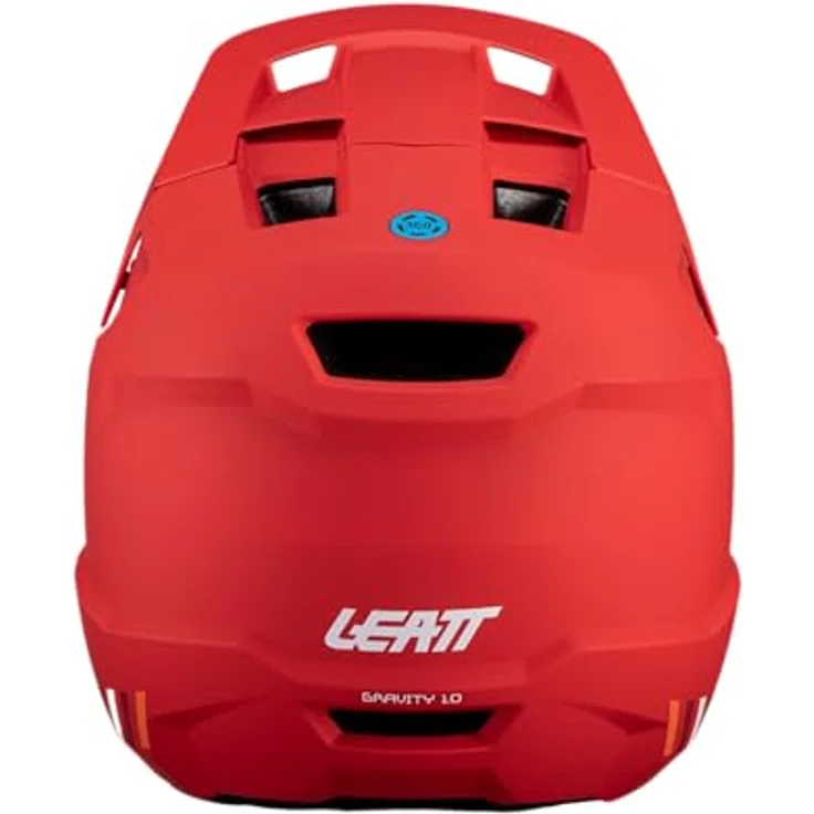 Leatt Helmet MTB Gravity 1.0, Integralhelm mit 360°-Turbinen-Technologie, hervorragender Belüftung, rot, Größe L – Bild 6