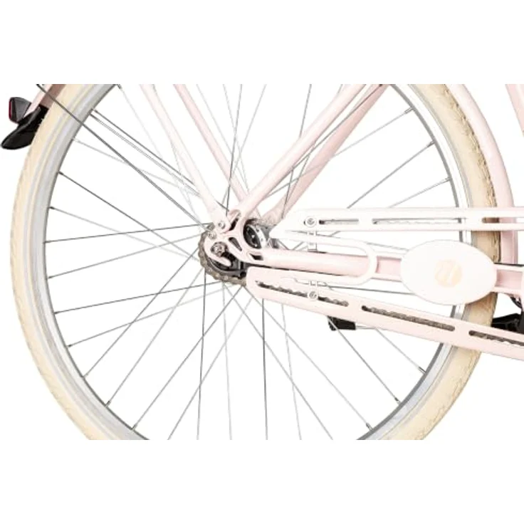 MAXIM Anno 1902 Wave, Cityrad 28 Zoll mit Aluminiumrahmen, Rosa, 45 cm, Nabenschaltung und Rücktrittbremse – Bild 7