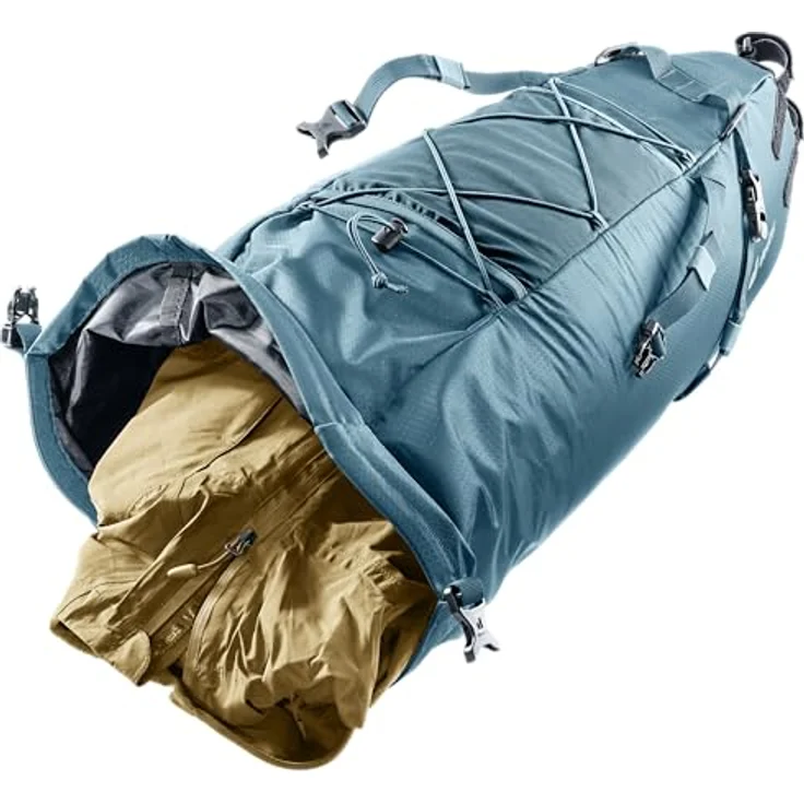 Deuter Velotasche 16 l, Satteltasche aus recyceltem Material mit Roll-Top-Verschluss und reflektierenden Elementen – Bild 5