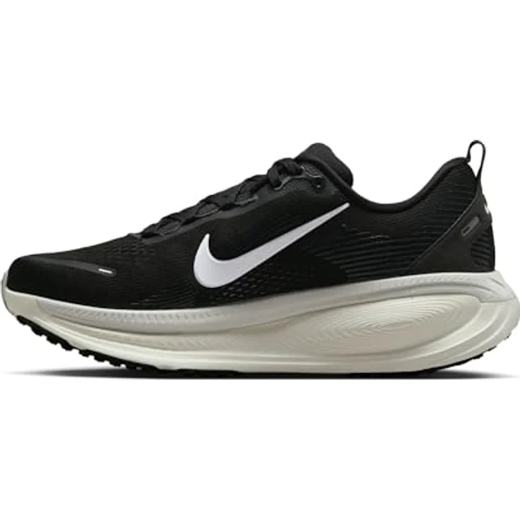 Nike Vomero 18 Laufschuhe, Dual-Density-Zwischensohle mit ZoomX- und ReactX-Schaum, Black Coconut Milk Light Iron Ore Summit White, EU 41 – Bild 7