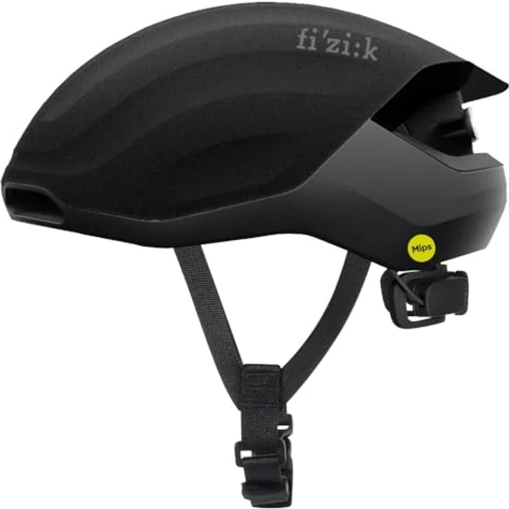 Fizik Kudo Aero Vento Helm, aerodynamisch mit MIPS Air Node und abnehmbarem Rücklicht, Schwarz L – Bild 2
