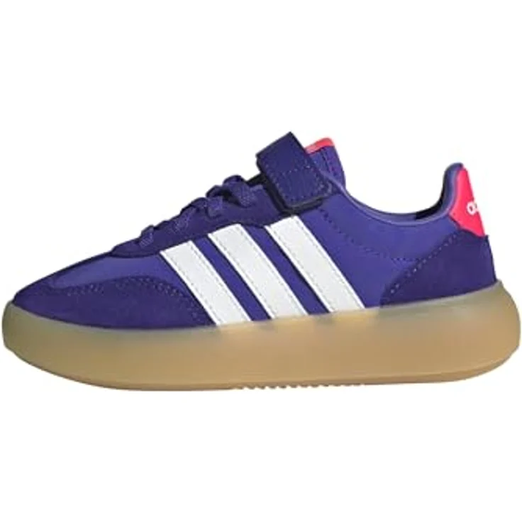 adidas KJ6822_430 Laufschuhe, Größe 31 EU, Solar Purple / Cloud White / Solar Turbo, elastische Schnürsenkel mit Klettverschluss – Bild 1