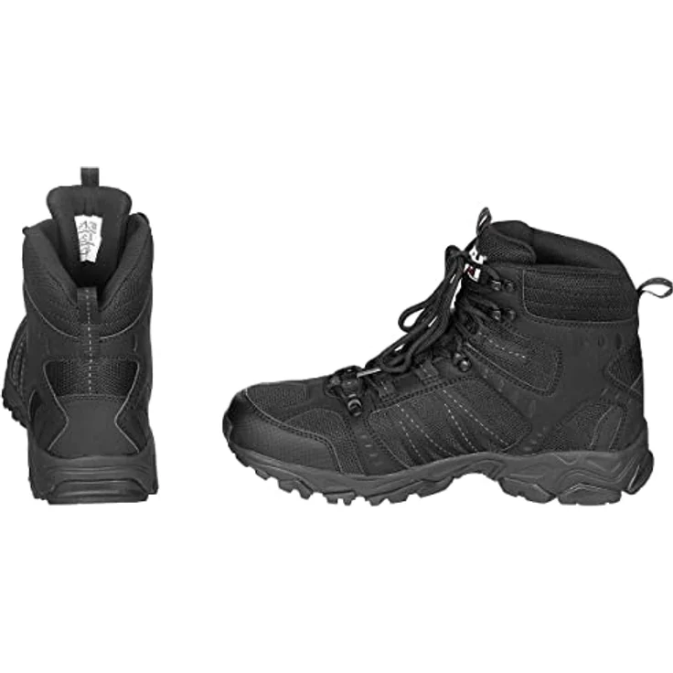 MFH Einsatzstiefel Tactical, wasserdicht und atmungsaktiv, schwarz, Größe 44 – Bild 2