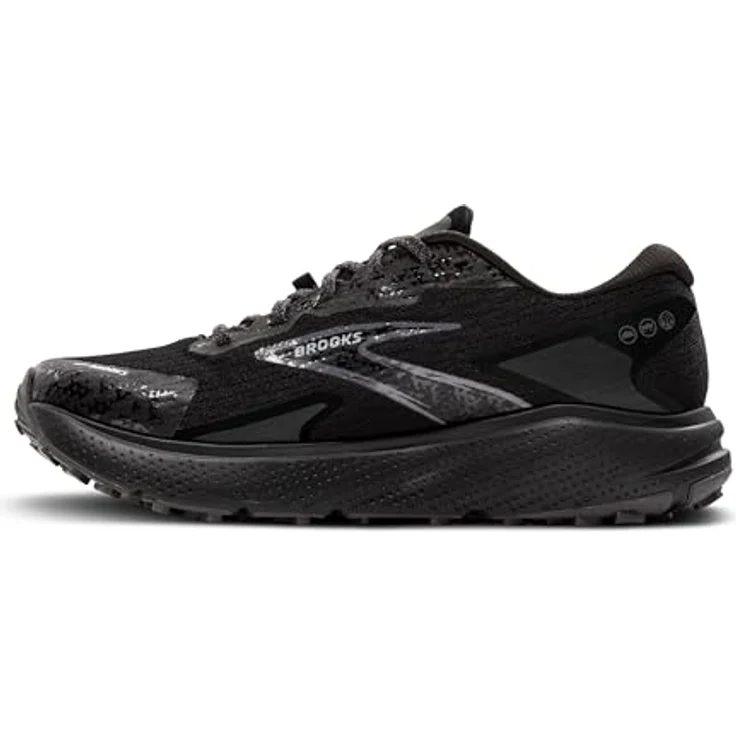Brooks Devide 5 GTX, Laufschuh für Damen, schwarz, Größe EUR 42.5, mit Mesh-Obermaterial und Gummi-Laufsohle – Bild 5