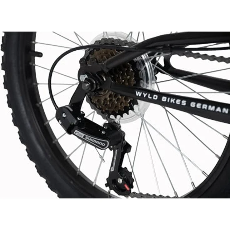 WYLD Kinder-Mountainbike Fully Zodiac 20'', 6 Gänge, RH 31 cm, grau, für Körpergröße 120-140 cm – Bild 4