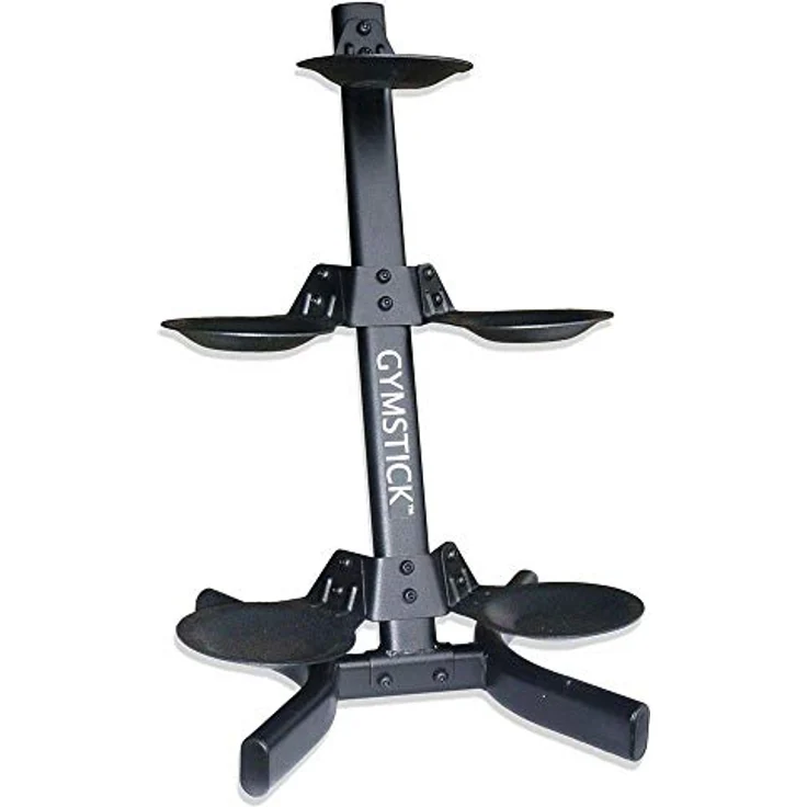 Gymstick Rack für Medizinbälle und Kettlebells, 3-stufiges Regal für bis zu 5 Stück – Bild 1
