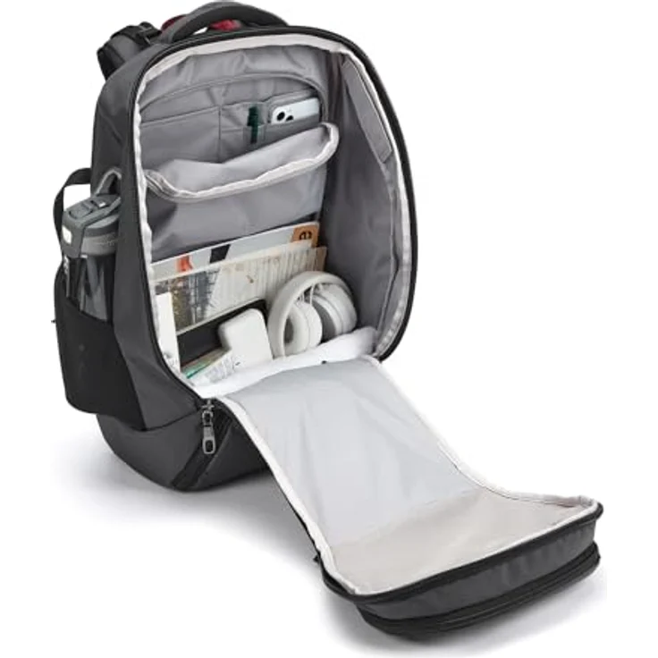 Pacsafe Venturesafe EXP35, Wanderrucksack mit RFID-Schutz, Laptopfach für 15 Zoll, grau, 52 cm – Bild 5