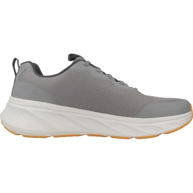Skechers EDGERIDE - REKZE Herren-Sneaker, Laufschuhe in Grau-Orange-Weiß, EU Größe 40, Mesh-Obermaterial, Schnürverschluss – Bild 4