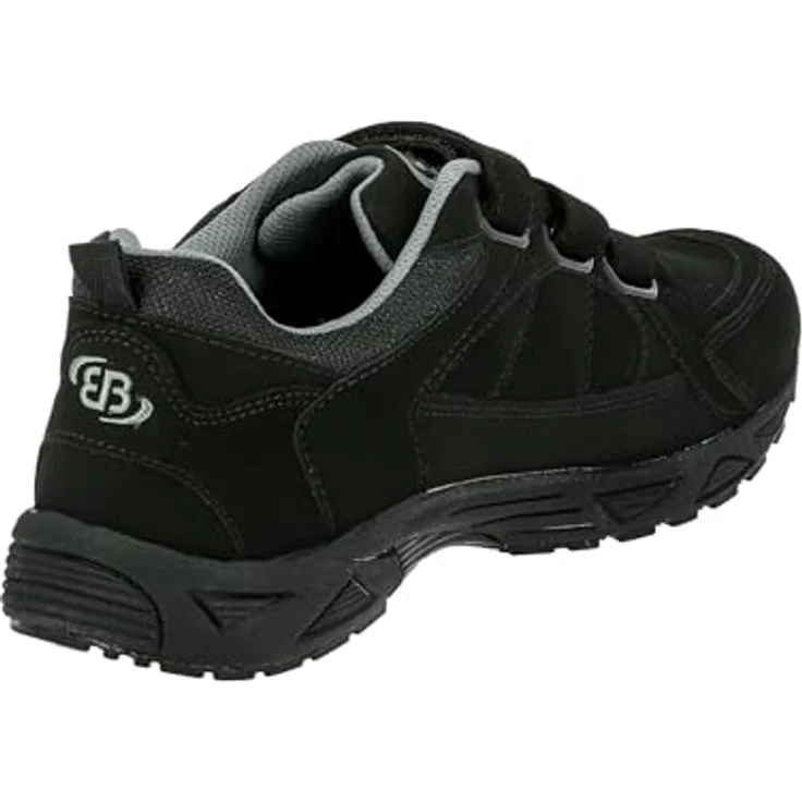 Lico Herren Wanderschuhe, robuste Outdoorschuhe mit Klettverschluss, Schwarz, Größe 43 – Bild 4