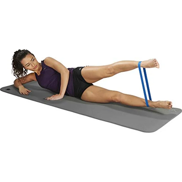 Trendy Sport Trendy Tone Loop Pilates-Band, Zugkraft 13-16 KG, reißfest, ohne Naht, rot/red – Bild 2