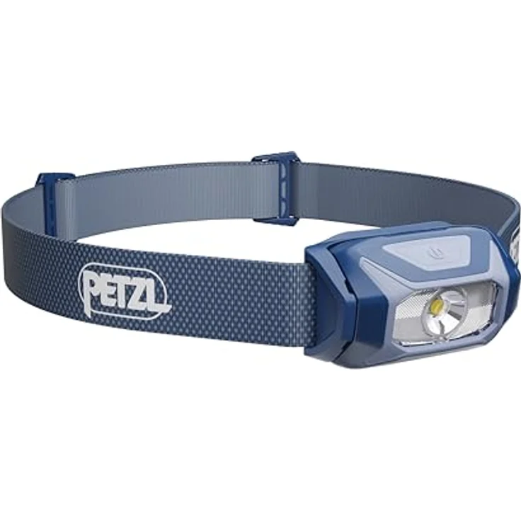PETZL TIKKINA LAMP, Kompakt-Stirnlampe mit 300 Lumen, blaue Lichtfarbe, drei Leuchtstufen – Bild 1