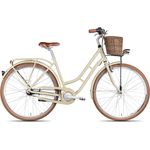 MAXIM Maxim Dream 7 Cityrad mit 7-Gang Nabenschaltung und Nostalgiescheinwerfer, creme