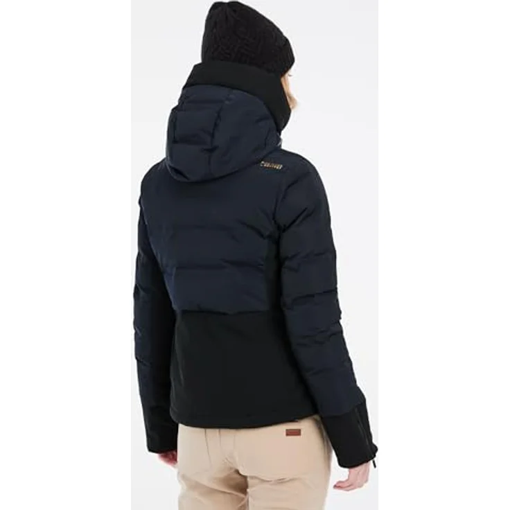 Protest Mercury Skijacke Damen, wetterbeständige Winterjacke in Schwarz mit Isolierung und verstellbarer Kapuze, Größe 42 – Bild 9