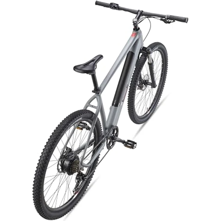 TELEFUNKEN MTB E-Bike Herren 29 Zoll, Elektrofahrrad Hinterradmotor, 7-Gang Shimano Kettenschaltung, Scheibenbremsen - Pedelec Mountainbike, M921, schwarz – Bild 3