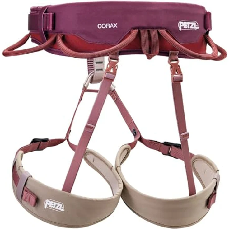 Petzl CORAX Klettergurt, verstellbar mit 4 Materialschlaufen, jeansblau, Größe M/XL – Bild 2