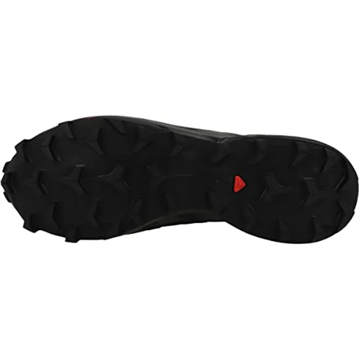Salomon Speedcross 6 GTX, Herren Laufschuhe mit robustem Mesh-Obermaterial, Schnellschnürung, Schwarz, Größe 48 – Bild 5