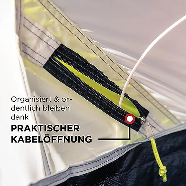 Coleman Zelt Darwin 2-4 | Kompaktes 2 bis 4 Mann Kuppelzelt | 4500 mm wasserdicht | integrierte Bodenplane, blau – Bild 3