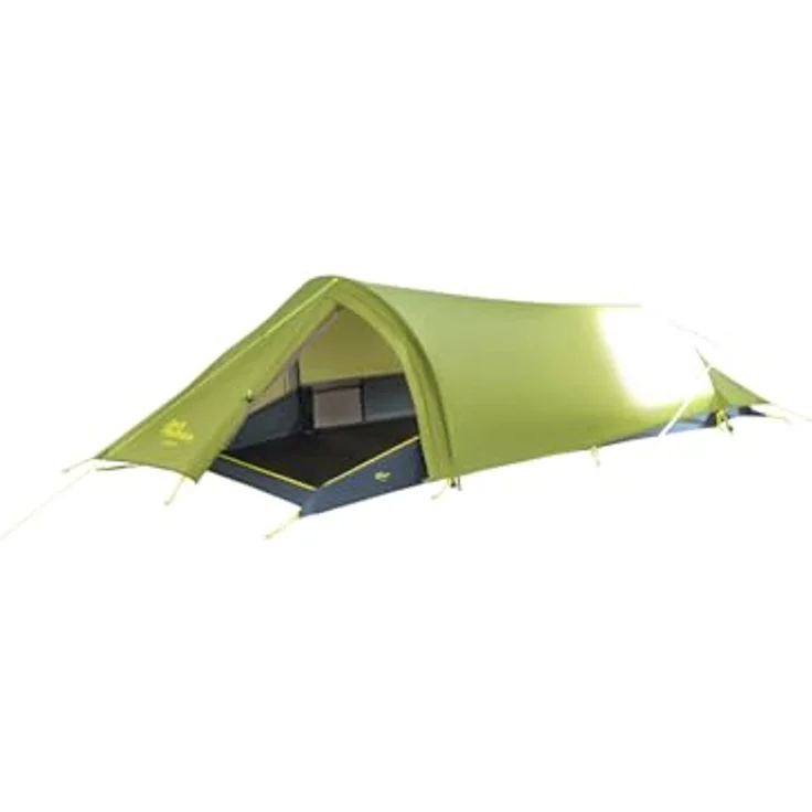 Jack Wolfskin Gossamer Zelt, Tunnelzelt für 1 Person, Ginkgo Green, freistehend, windstabil – Bild 5