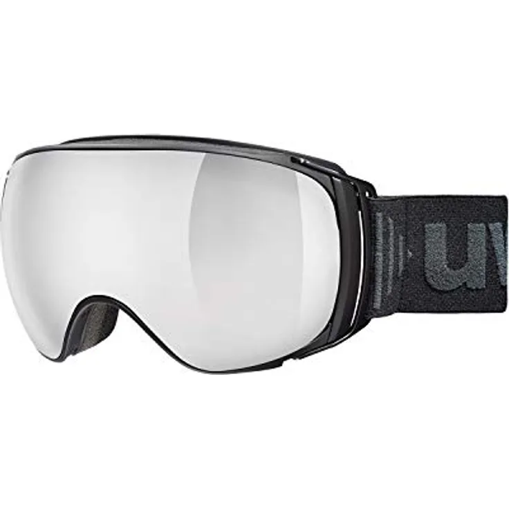 Uvex SMU sportiv FM Unisex Skibrille, weiße Sportbrille mit 100% UV-Schutz und beschlagfreier Fullmirror-Scheibe