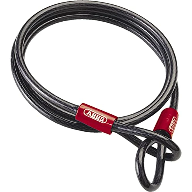 Abus Veloschloss (500 cm), flexibles Sicherheitskabel für Fahrräder und Motorräder – Bild 1