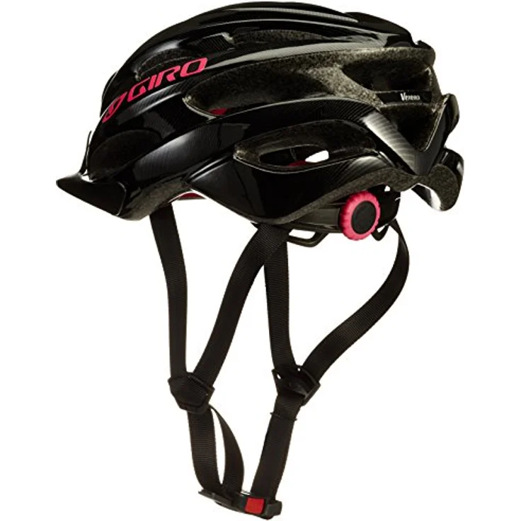 Giro Verona MTB Helm Damen, In-Mold-Technologie, schwarz mit pinken tonal lines, Kopfumfang One Size (50-57 cm) – Bild 2