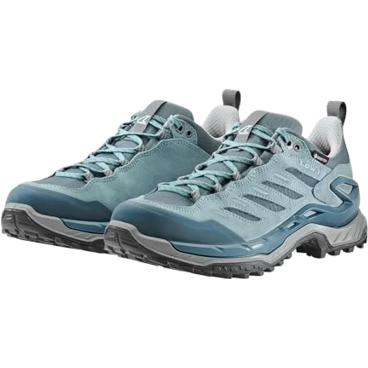 LOWA Wander- & Bergschuhe Damen, wasserdicht mit GORE-TEX Membran, Veloursleder/Textil, Blau, Größe 40 EU – Bild 6