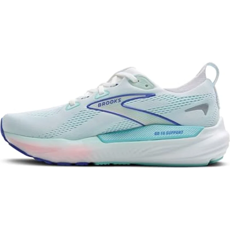 Brooks Glycerin GTS 22, Damen Laufschuh in Weiß mit Mesh-Obermaterial, Schuhgröße EUR 41 | US 9.5 – Bild 5