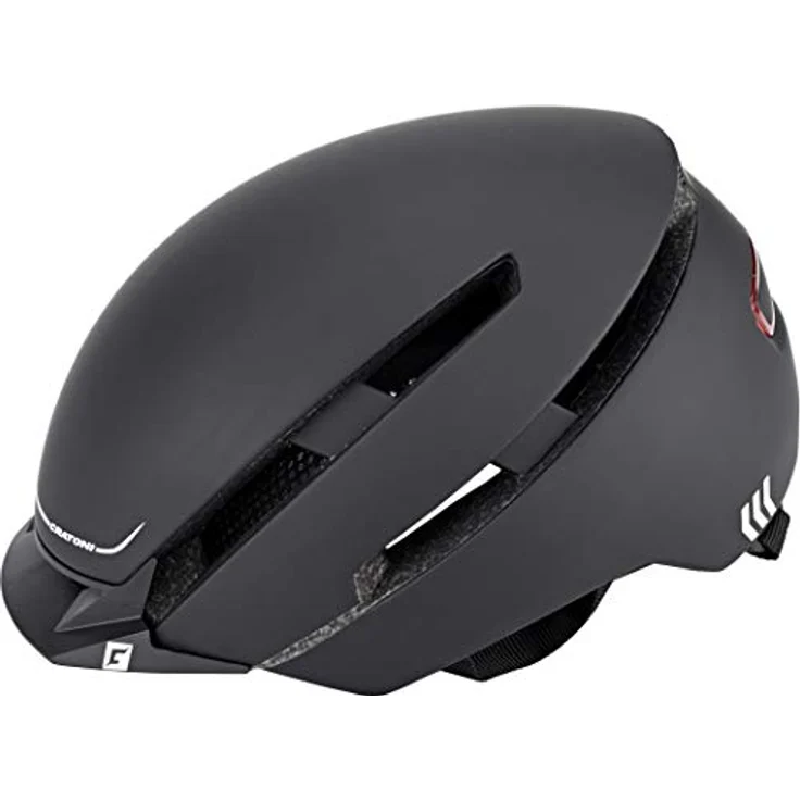 Cratoni Velohelm Light Fit System, 9 Belüftungsöffnungen, integriertes Rücklicht, 53-58 cm, antibakterielle Clean Tex Pads – Bild 7