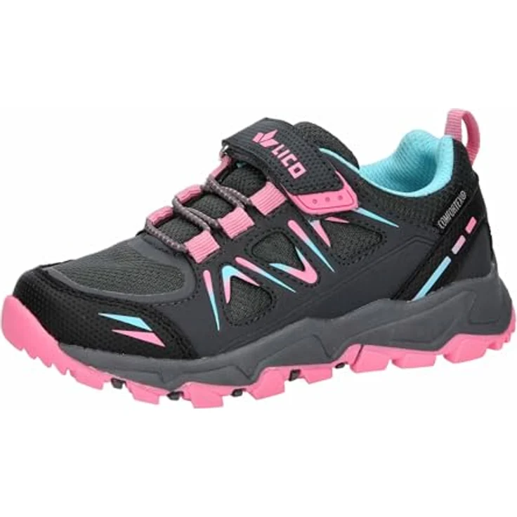 Lico Allen VS, Mädchen Wanderschuhe mit Comfortex-Klimamembrane und TPR-Laufsohle, Grau – Bild 1
